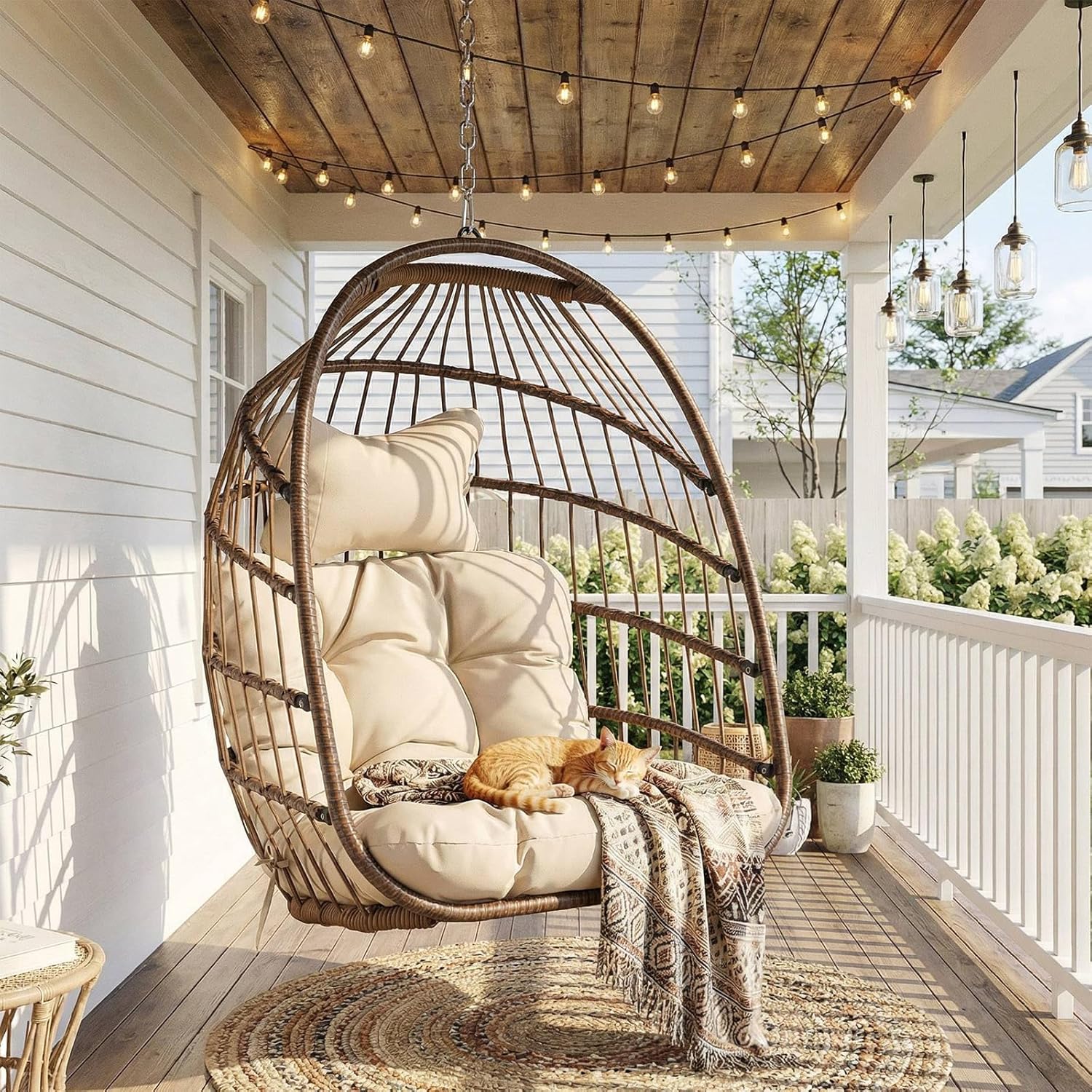 Outdoor Furniture Egg Chair - Outdoor Hanging Egg Chair Without Stand,