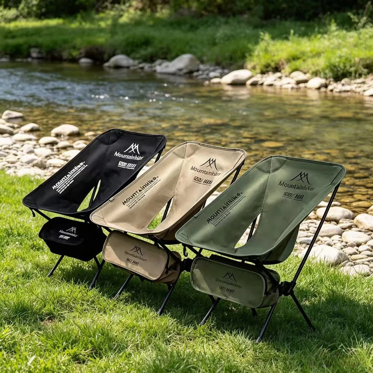 Outdoor Furniture Lounge Chair - Folding Ultra Light Moon Chair Portable