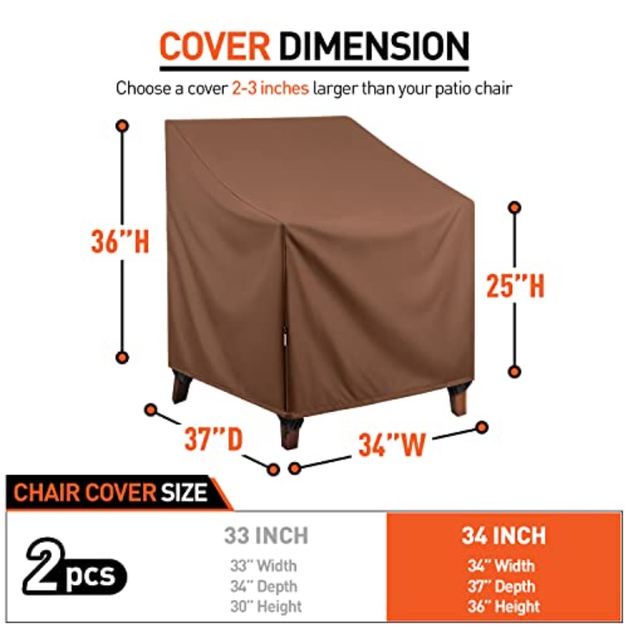 Waterproof Patio Chair Covers, - Outdoor Furniture Lounge Chair recension och pris
