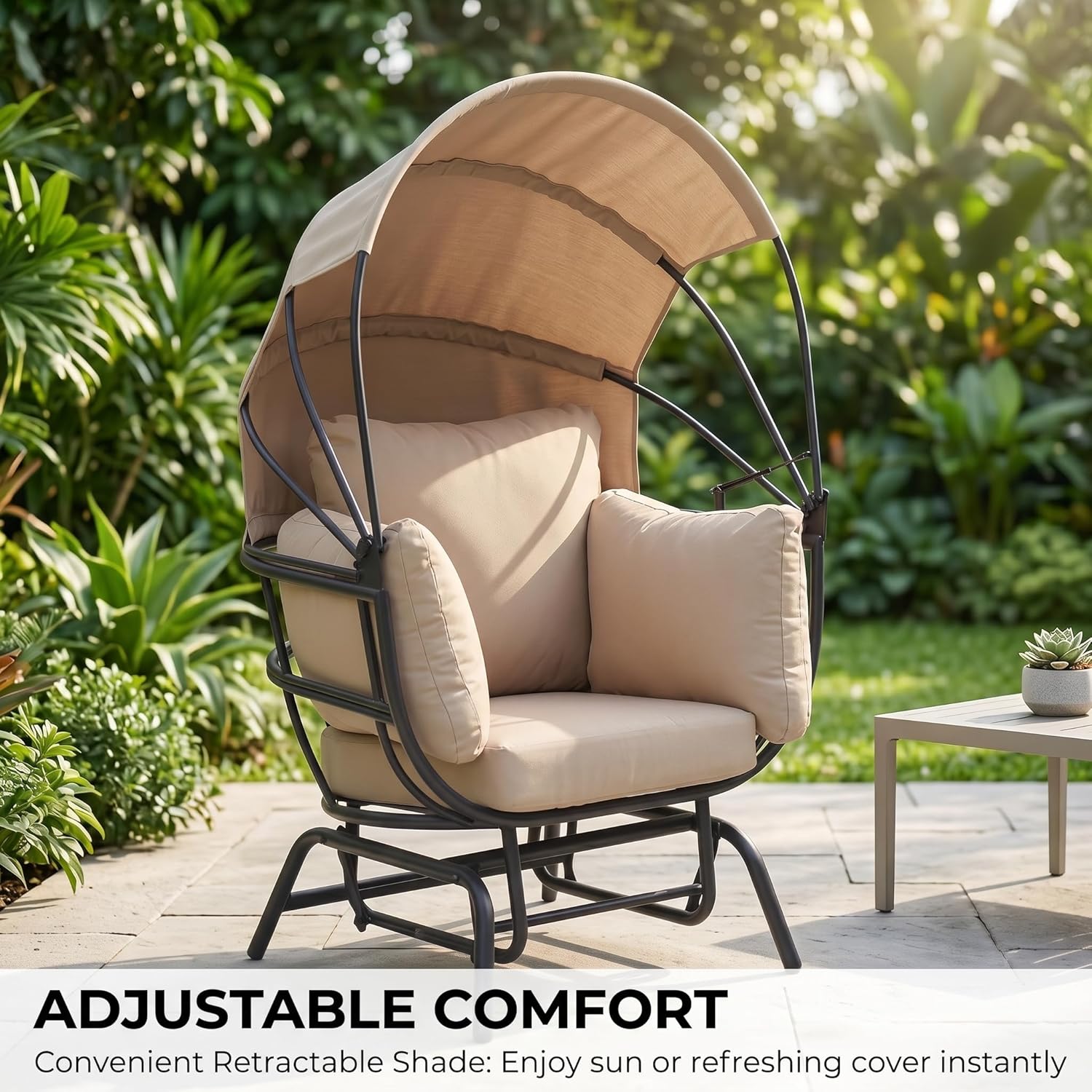 Luxury Egg Chair Powder-Coated - Outdoor Furniture Egg Chair recension och pris