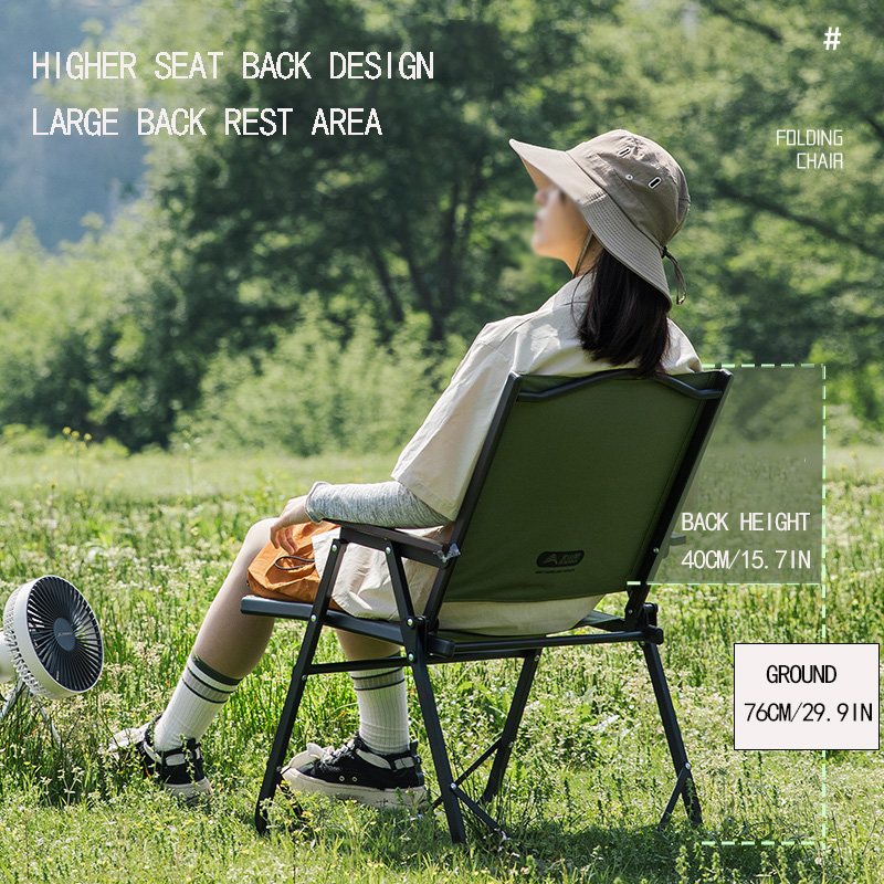 BISINNA Outdoor Folding Campin - Outdoor Furniture Lounge Chair recension och pris