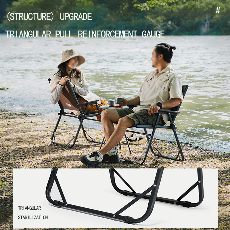 BISINNA Outdoor Folding Campin - Outdoor Furniture Lounge Chair recension och pris