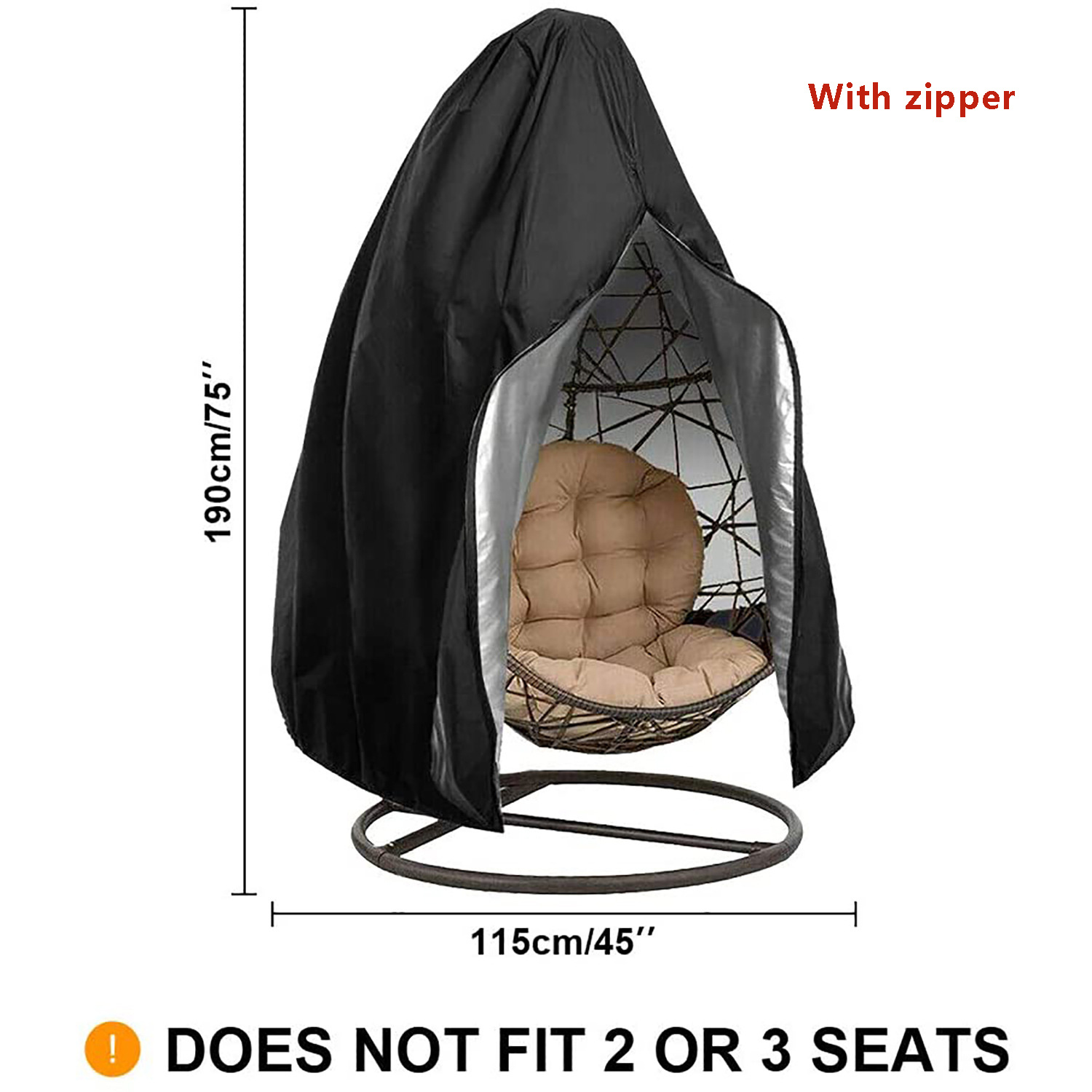 1 Piece Courtyard Hanging Egg  - Outdoor Furniture Egg Chair recension och pris