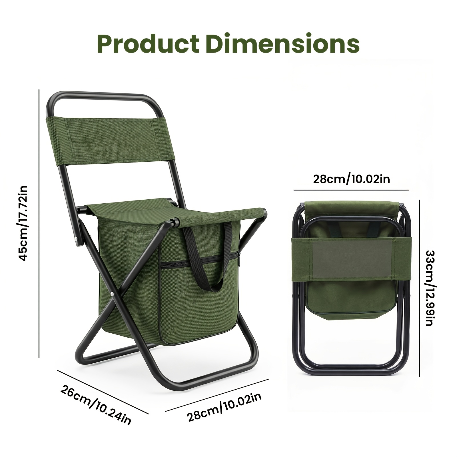 2 in 1 Camping Chair with Larg - Outdoor Furniture Lowes recension och pris
