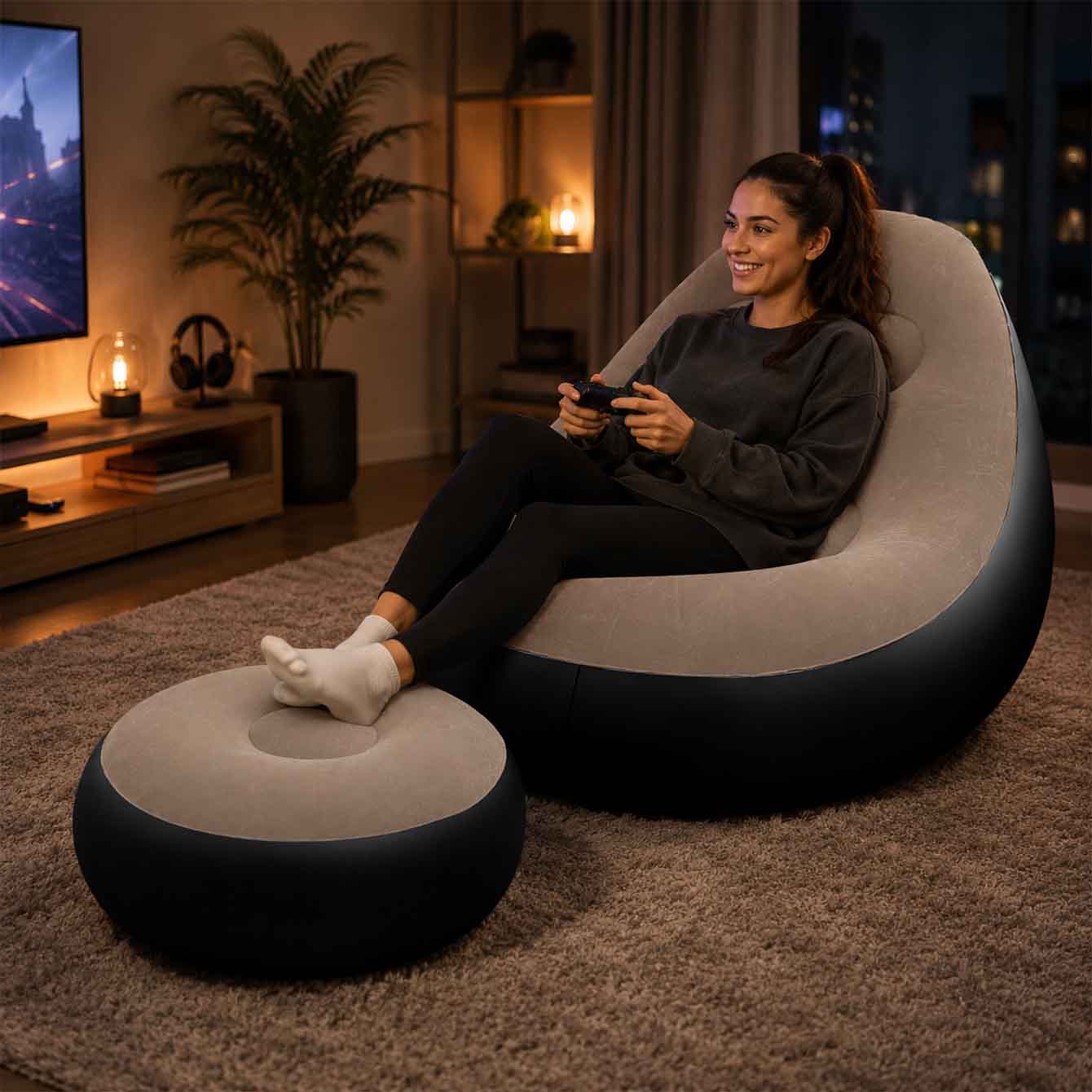 Inflatable Chair for Adults,Po - Outdoor Furniture Lowes recension och pris