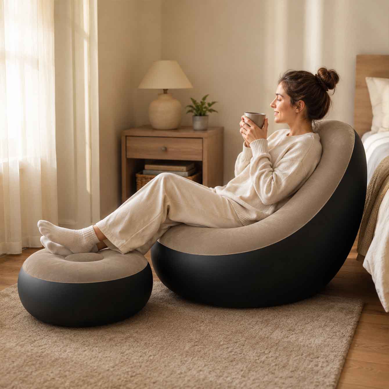 Inflatable Chair for Adults,Po - Outdoor Furniture Lowes recension och pris