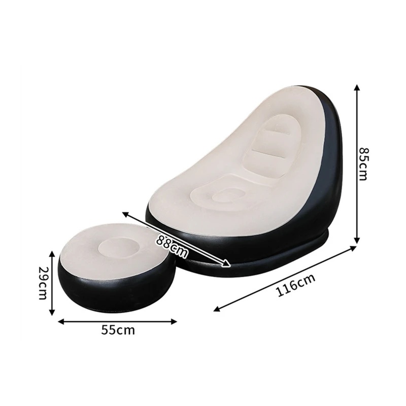 Lazy Couch Sofas Inflatable Ch - Outdoor Furniture Lounge Chair recension och pris