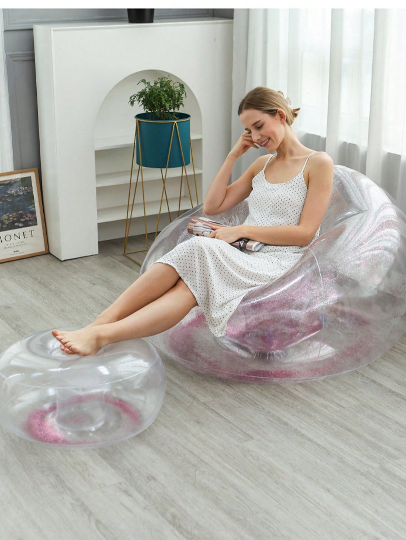 1pcs PVC Inflatable Lounge Cha - Outdoor Furniture Lounge Chair recension och pris
