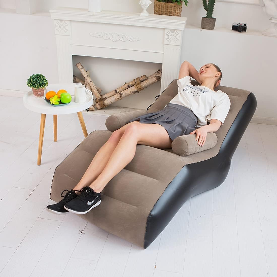 Folding Lazy Sofa,Inflatable L - Outdoor Furniture Lounge Chair recension och pris