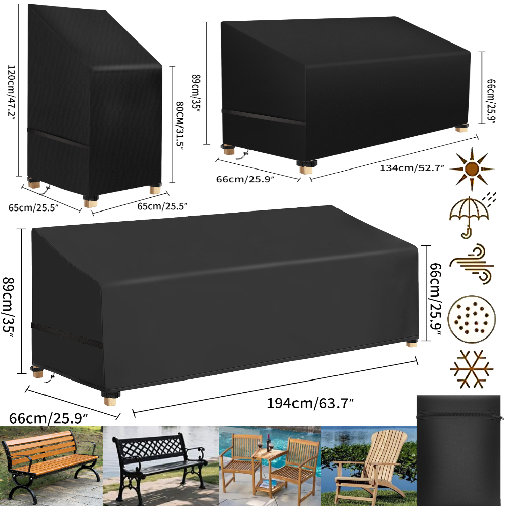 Waterproof Patio Chair Dust Co - Outdoor Furniture Lounge Chair recension och pris