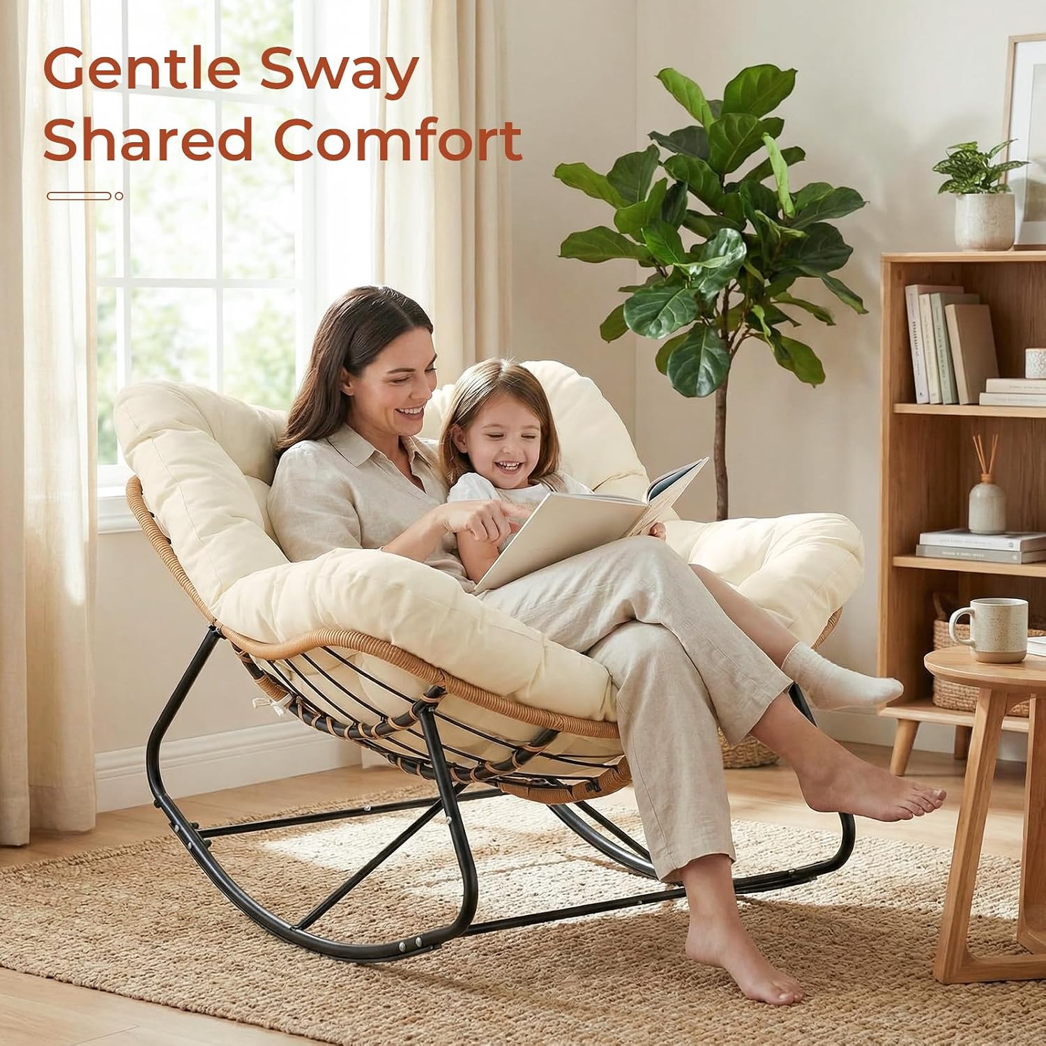 Oversized Outdoor Papasan Rock - Outdoor Furniture Egg Chair recension och pris